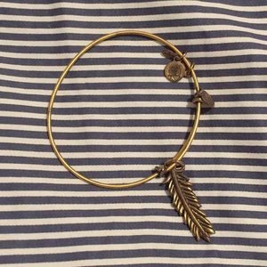 Alex and Ani Feather Bangle